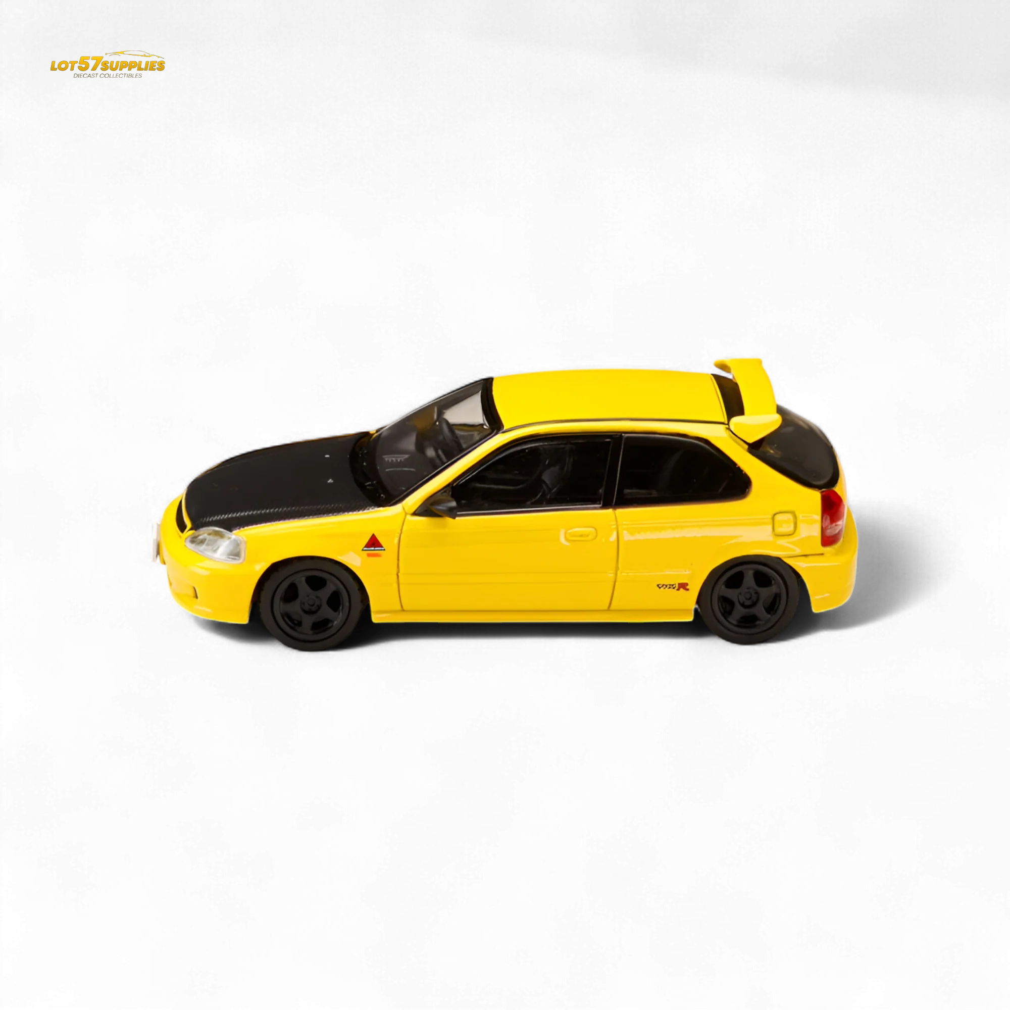 Hobby Japan Honda Civic EK9 Yellow 1:64 - Image 8