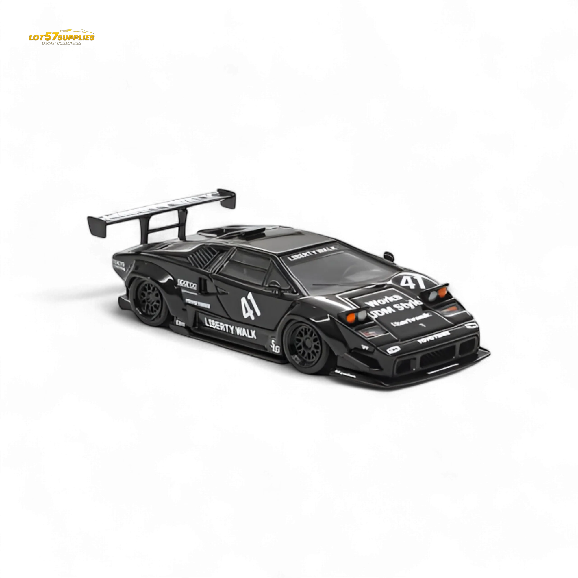 Vision64 Lamborghini Countach Luxury Version Black 1:64 - Image 4