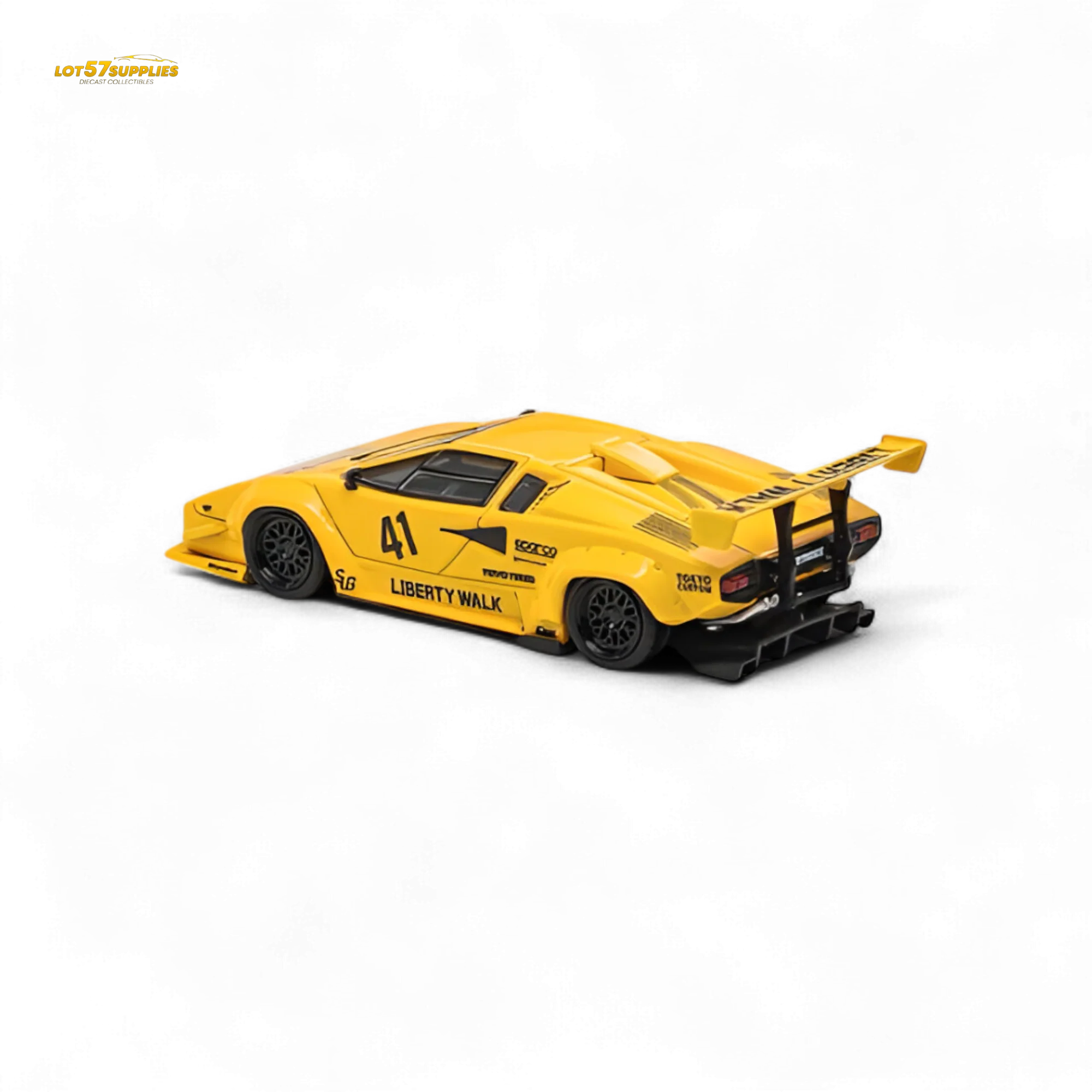 Vision64 LB Lamborghini Countach Luxury Version - Yellow 1:64 - Image 3